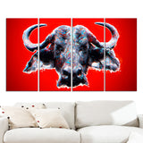 Angry Bull - Animal Canvas Print PT2324