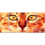 Feline Stare- Animal Canvas Print PT2334