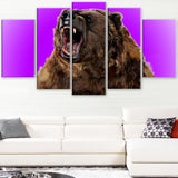 Fierce Grizzly - Animal Canvas Print PT2348