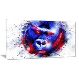 Watchful Gorilla- Animal Canvas Print PT2358