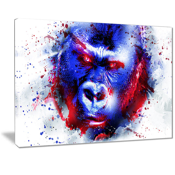 Watchful Gorilla- Animal Canvas Print PT2358
