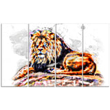 Captivating King- Animal Canvas Print PT2359