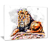 Captivating King- Animal Canvas Print PT2359