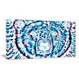 Psychedelic Bear - Animal Canvas Print PT2361