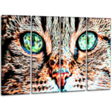 Windows to the Soul - Cat Eyes Canvas Art PT2411
