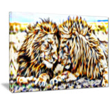 Soul Mates - Lion Canvas Art PT2422