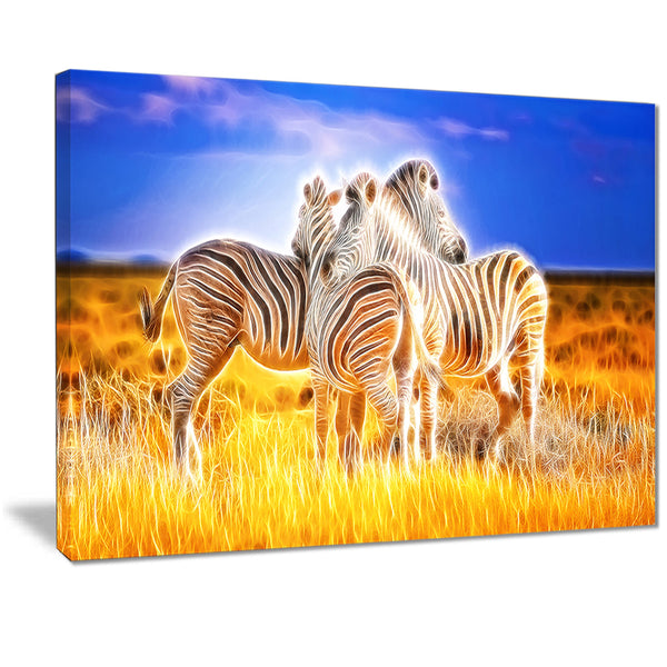 Zebra Duo on Canvas PT2442