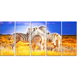 Zebra Duo on Canvas PT2442