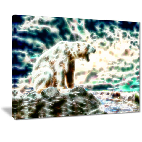 Roar of the Polar Bear - Canvas Art PT2448