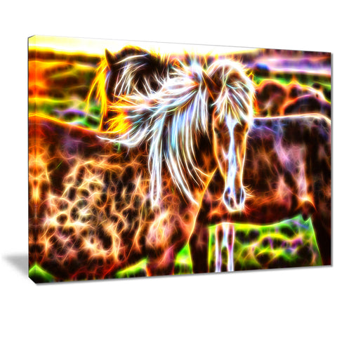 Horse Embrace - Canvas Art PT2450