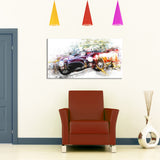 Colorful Abstract Convertible Car PT2654
