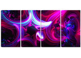 Purple Haze Abstract Digital Artwork on canvas  PT3009
