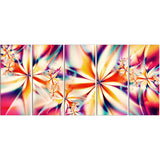 Crystalize Pink Floral Art on canvas  PT3013