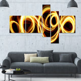 Gold Shock Abstract canvas Art PT3016