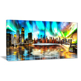 Colorful New York Cityscape - Large Canvas Art PT3307