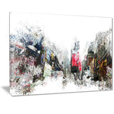 City Never Sleeps Cityscape - Large Canvas Art PT3309