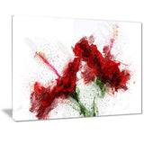 Red Lily - Floral Canvas Artwork