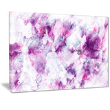 Pink Abstract Flowers - Floral Canvas Artwork