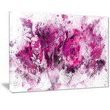 Pink Purple Flowers - Floral Canvas Artwork