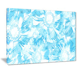 Blue Flowers - Floral Canvas Artwork