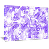 Purple Flowers - Floral Canvas Artwork