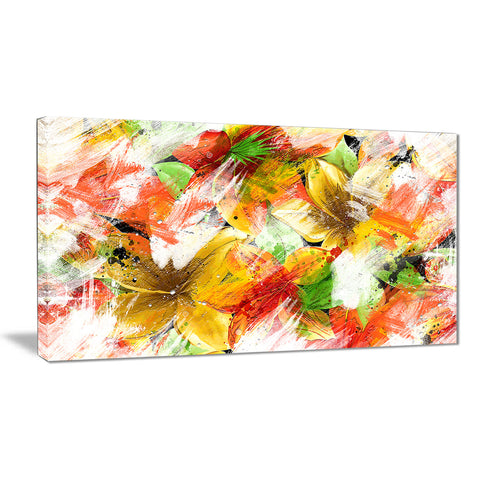 Multicolor Flower Art - Floral Canvas Artwork