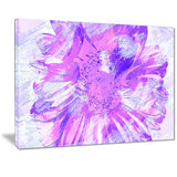 Purple Flower - Floral Canvas Artwork