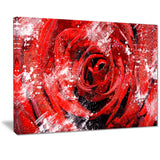 Center of the Rose - Floral Canvas Artwork