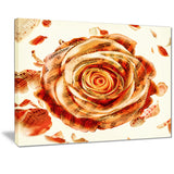 Musical Rose - Floral Canvas Artwork