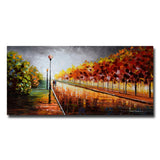 Landscape Trees Stormy Autumn Landscape Canvas Art