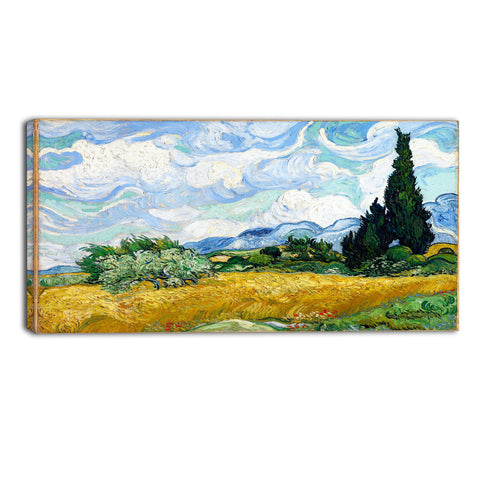 MasterPiece Painting - Van Gogh Wheat Field with Cypresses