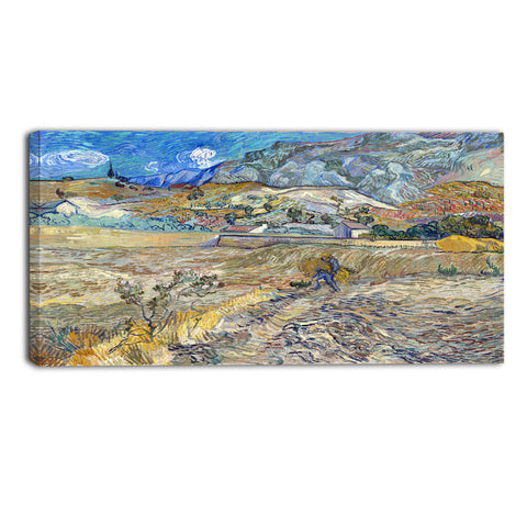 MasterPiece Painting - Van Gogh Landscape at Saint Remy