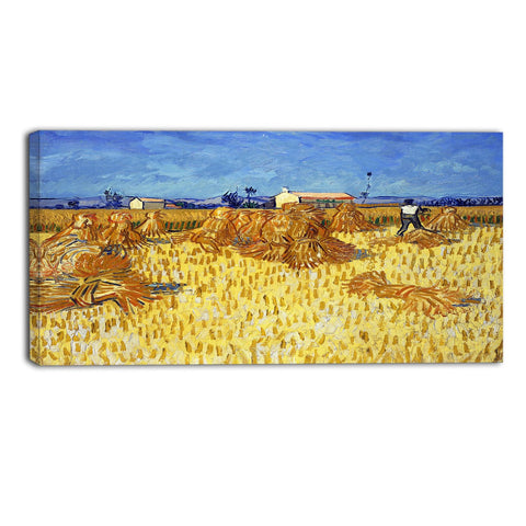 MasterPiece Painting - Van Gogh Corn Harvest in Provence