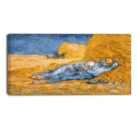 MasterPiece Painting - Van Gogh Noon Rest from Work (after Millet) or Siesta