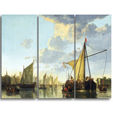 MasterPiece Painting - Aelbert Cuyp A View of the Maas at Dordrecht