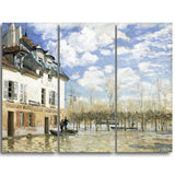 MasterPiece Painting - Alfred Sisley Boat in the Flood at Port Marly