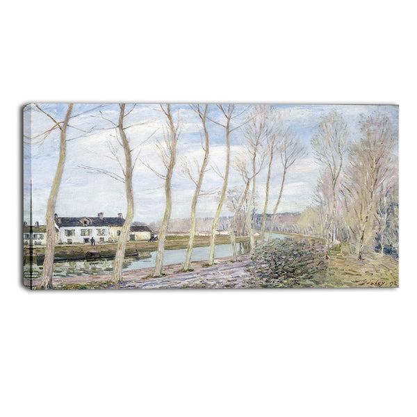 MasterPiece Painting - Alfred Sisley The Loing's Canal