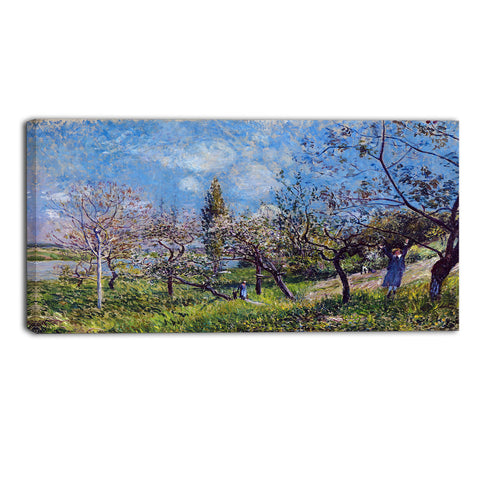 MasterPiece Painting - Alfred Sisley Orchard in Spring