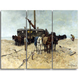 MasterPiece Painting - Anton Mauve Fishing boat on the beach