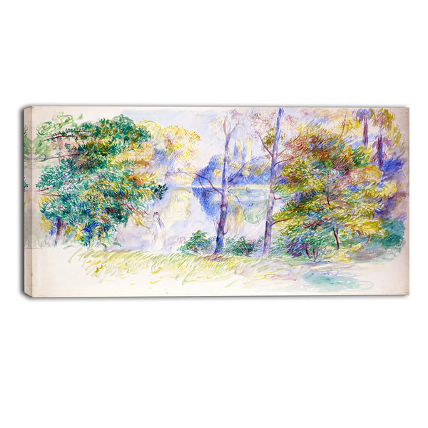MasterPiece Painting - Auguste Renoir View of a Park