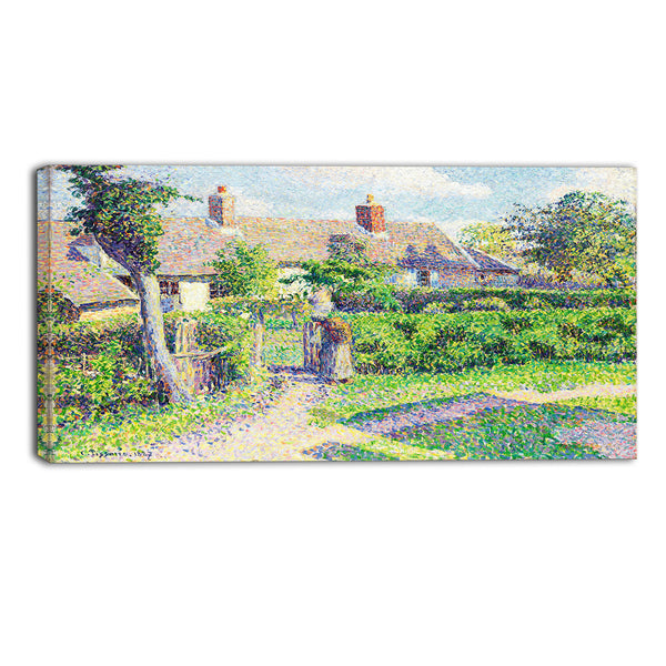 MasterPiece Painting - Camille Pissarro Peasants' Houses Eragny