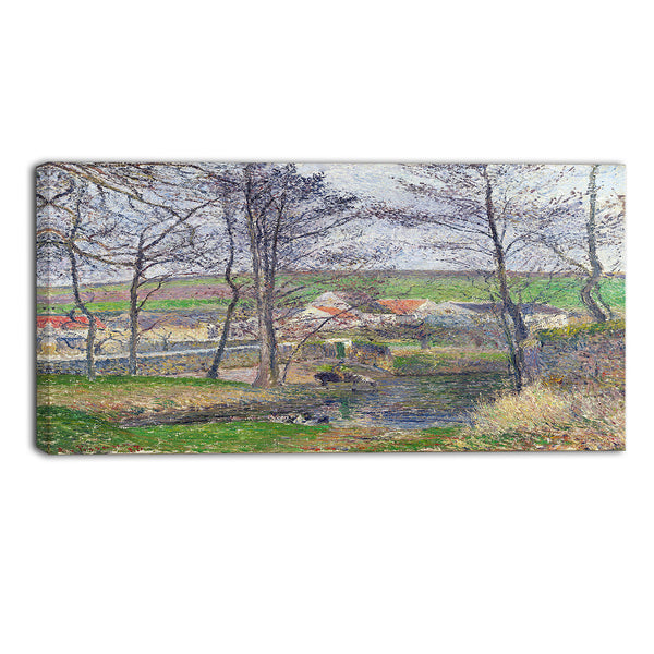 MasterPiece Painting - Camille Pissarro The Banks of the Viosne at Osny