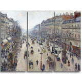 MasterPiece Painting - Camille Pissarro Boulevard Montmartre, morning, cloudy weather