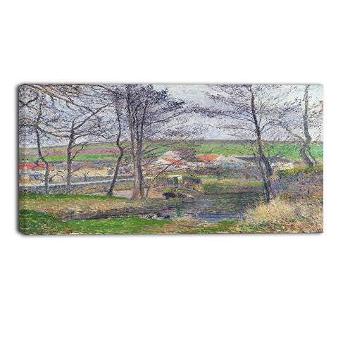 MasterPiece Painting - Camille Pissarro The banks of the Viosne at Osny