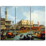 MasterPiece Painting - Canaletto Bucentaur's return to the pier by the Plazzo Ducale