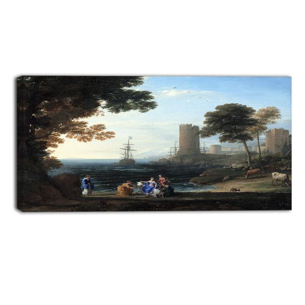 MasterPiece Painting - Claude Lorrain Coast View with the Abduction of Europa