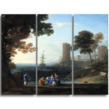 MasterPiece Painting - Claude Lorrain Coast View with the Abduction of Europa