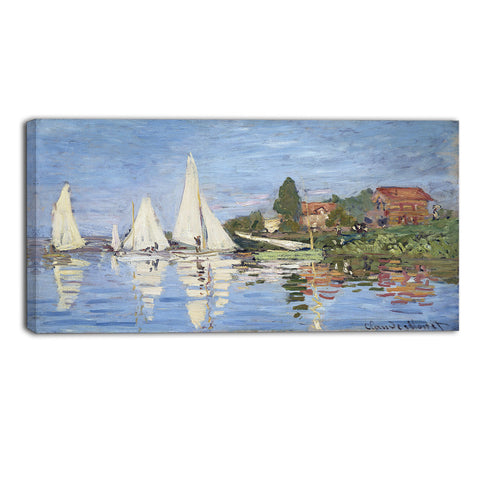 MasterPiece Painting - Claude Monet Regattas at Argenteuil