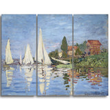 MasterPiece Painting - Claude Monet Regattas at Argenteuil