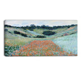 MasterPiece Painting - Claude Monet Poppy Field in a Hollow near Giverny